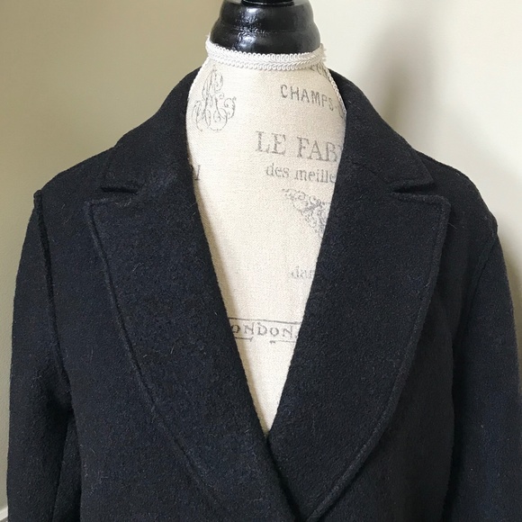 J. Crew Daphne topcoat in Italian boiled wool EUC - Picture 6 of 12